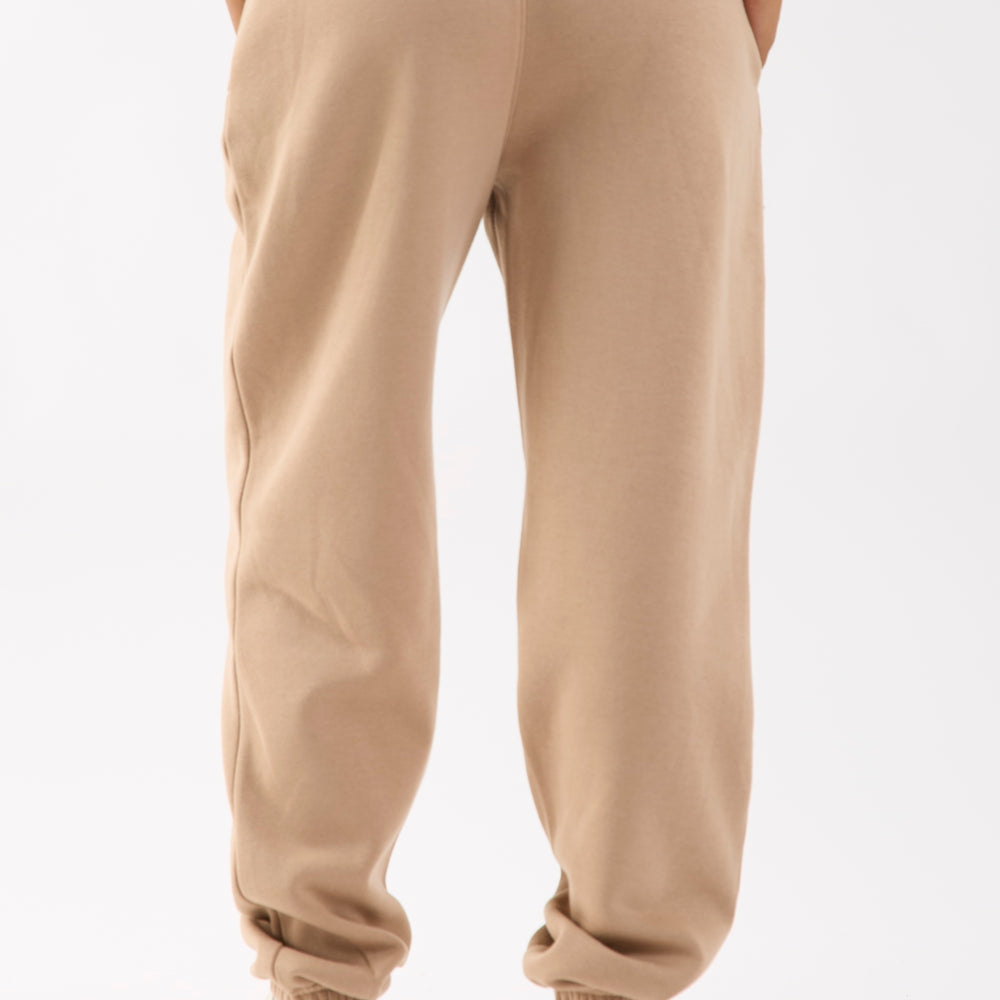 
                      
                        Camel Embroidered Cuffed Joggers
                      
                    